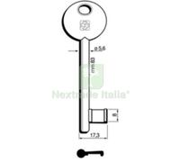 5PZ CHIAVI SILCA PATENT BONAITI DISPARI 6P3S BZ: