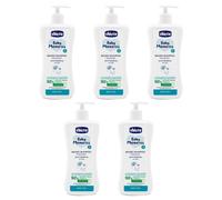 5pz CHICCO BagnoShampoo senza lacrime Baby Moments bimbi calendula 500ml