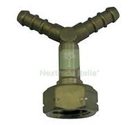 5PZ CROCIERA GPL 3 VIE + DADO BOMBOLA OTTONE MM 10: