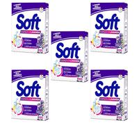 5pz Detersivo SOFT Essenza di Lavanda fustino da 5,250kg 105 lavaggi