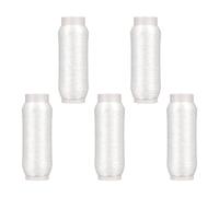 5pz Filo Elastico per Esche da Pesca, Plastica Trasparente Invisibile da Pesca 0,1mm 250m Bobina Filo Elastico per Salmone Storione Pesce Gatto e Spigola