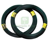 5PZ FILO TENSIONE IN PLASTICA COLOR VERDE DIAMETRO 2,1 2,8MM. (100MT):