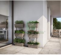 5PZ FIORIERA MULTIPLA CM 50X17X100H TORTORA: