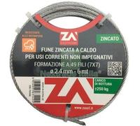 5PZ FUNE ARGANO ZINCATA D.MM 1,8 L.MT 9: