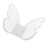 5Pz Ganci A Acrilico Farfalla, Decorativi Per Camera E Bagno