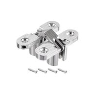 5pz invisibile Croce nascosta cerniere porte legno lega zinco 45 x 36 x 12mm