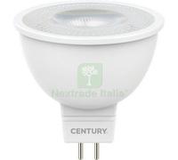 5PZ LAMPADA LED DICROICA GU5.3 LEXAR 60 CENTURY CALDA VOLT 12 WATT 6,5 LUMEN 45: