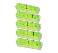 5pz Livella a Bolla 26x8x8mm Acrilico per verde 5pz Livella a | Precisione elevata, misura orizzontale, uso tascabile, materiale , montaggio facile