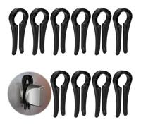 5pz Lucchetti per Manopole per Fornello a Gas, A Prova di Bambino Blocca Pomello Fornello Plastica Stove Knob Safety Covers Portatile per Neonati Animali Domestici Cucina Ristorante Casa(Nero)