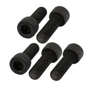 5pz M10x30mm 12,9 grado incassato esagonale filettatura sinistra a vite nero
