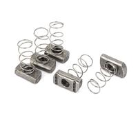 5pz M12 304 acciaio inossidabile lungo a molla Dadi per linee Unistrut
