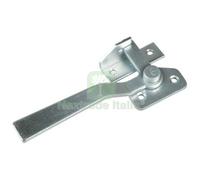 5PZ MANIGLIA BLOCCO ZINCATA X SERRAMENTI MM 130X47 H.MM 27 + INCONTRO MM 52X20 :