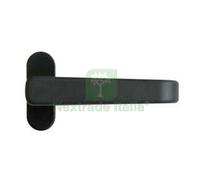 5PZ MANIGLIETTA IN ALLUMINIO VERNICIATO NERO MM.118X34H.:
