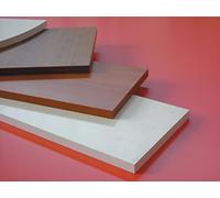 5PZ MENSOLA SQUADRATA BIANCA CM 80X30X1,8