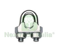 5PZ MORSETTI A CAVALLOTTO IN ACCIAIO INOX ART.8416 Ø MM.8 5 16":