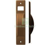 5PZ PLACCA AVVOLGITORE A SEMINCASSO ACCIAIO VERNICIATA BRONZO MM 40X195: