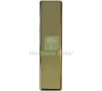 5PZ PLACCA AVVOLGITORE CIECA UNIVERSALE ABS ORO LUCIDO MM 65X250: