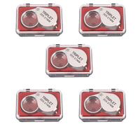 5pz Portable 30X Potenza 21Mm Gioielleria Magnifier Gold Eye Loupe Gioielle1457