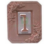 5PZ PORTANUMERO IN TERRACOTTA 1 POSTO CM. 13X16: