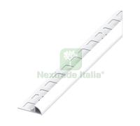 5PZ PROFILO AD ANGOLO JOLLY PVC BIANCO BRILLANTE MM. 10X2,5 MT.: