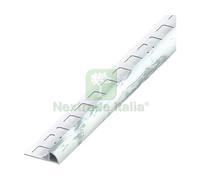 5PZ PROFILO AD ANGOLO JOLLY PVC BLU MARMORIZZATO MM. 8X2,5 MT.: