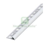 5PZ PROFILO AD ANGOLO JOLLY PVC GRIGIO MM. 8X2,5 MT.: