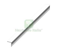 5PZ PROFILO ANGOLARE ALLUMINIO ARGENTO CROMATO MM. 15X15X1 MT. 2: