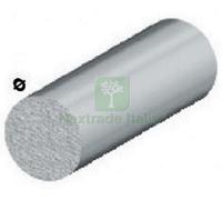 5PZ PROFILO ARGENTO H.100 CM TONDO PIENO DIAMETRO 8 MM: