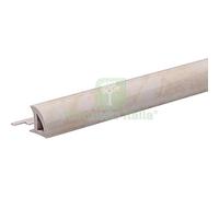 5PZ PROFILO JOLLY ECORONDMARM ARCANSAS PVC MARMO ROSA CHIARO MM 10X24 H.CM 250: