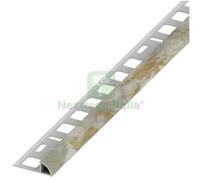 5PZ PROFILO JOLLY PVC 8X2,5 MARMORIZZATO BIANCO CARR(GRIG: