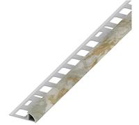 5PZ PROFILO JOLLY PVC 8X2,5 MARMORIZZATO BIANCO CARR(GRIG