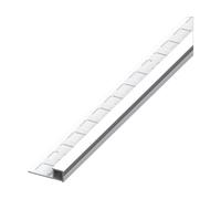 5PZ PROFILO QUADRATO CHIUSO JOLLY ALLUMINIO Argento Cromato mm. 10x2,5 mt.