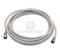 5PZ PROLUNGA COASSIALE TV + CONNETTORI F FME MT 2: