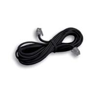 5PZ PROLUNGA TELEFONO LINEARE FME NERO 2 PLUG 6/4 MT 3