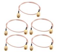 5pz RG178 SMA maschio connettore maschio Router cavo prolunga antenna 30cm