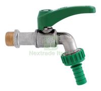 5PZ RUBINETTO A SFERA PORTAGOMMA ORIENTABILE 131 ITAP OTTONE NICHELATO NYLON 1 :