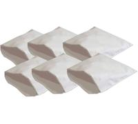 5pz Sacchetti Bidone Aspiratubbo De Longhi Alfatec Vetrella Microfibra