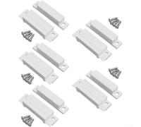 5pz Sensore Magnetico Filo ABS Finestra NO 5pz Sensore Magnetico(B) | Materiale ABS , cablata stabile, NO/ regolabile, per ideale sicurezza casa