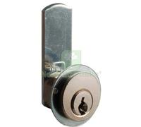 5PZ SERRATURA A CILINDRO LEVA DRITTA 21 MERONI OTTONE CROMATO F.MM 16 L.MM 16: