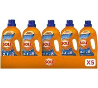 5pz Sole Detersivo Lavatrice Bianco Splendente con Formula 1305 ml