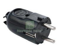 5PZ SPINA MOBILE SCHUKO FME NERO 2P+T 16A: