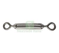 5PZ TENDITORE OCCHIOLO DOPPIO INOX M8 O.MM 11: