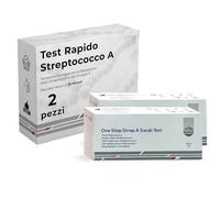 5pz | Test Rapido Streptococco A || Tampone Faringeo per la Rilevazione dello Streptococco del Gruppo A || Facile da Usare || Risultati Veloci in 10 Minuti | Alta Precisione