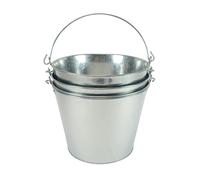 5Quart Galvanized Pail Beer Bucket 9x9x7 inches Pack of 3