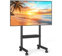 5Rcom Supporto TV Mobile - Carrello Regolabile con Ruote per TV 32-70 Pollici, fino a 50 kg, con Ripiano (LCD/LED/OLED)