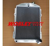5ROW ALUMINUM RADIATOR FOR CHEVY HOT/STREET ROD 6 CYL. W/TRANNY COOLER 1938 MT