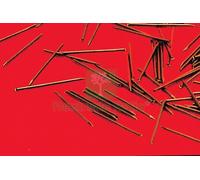 5SCATOLE SC GRUPPINI ACCIAIO FINITURA OTTONATO MM.1,5X30 (GR.80):