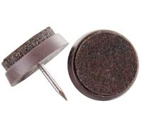 5SCATOLE SC SOTTOSEDIE FELTRO+CHIODO 30 MM MARRONE 8 PZ Nextradeitalia