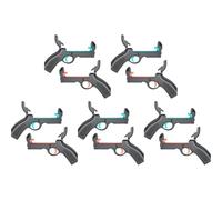 5Set Shooting Gunstock Grip Small Handle Shooting Game Gun Stock Grip Hand Grips Motion Controller for Swtch 2 for Controller, Replacement Hand Grips for Game Gun