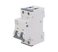 5SY4210-6 Interruttore sovracorrente 230/400VAC lNomin: 10A Polo: 2 DIN Carat...